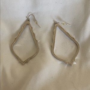Kendra Scott Sophia drop earrings silver